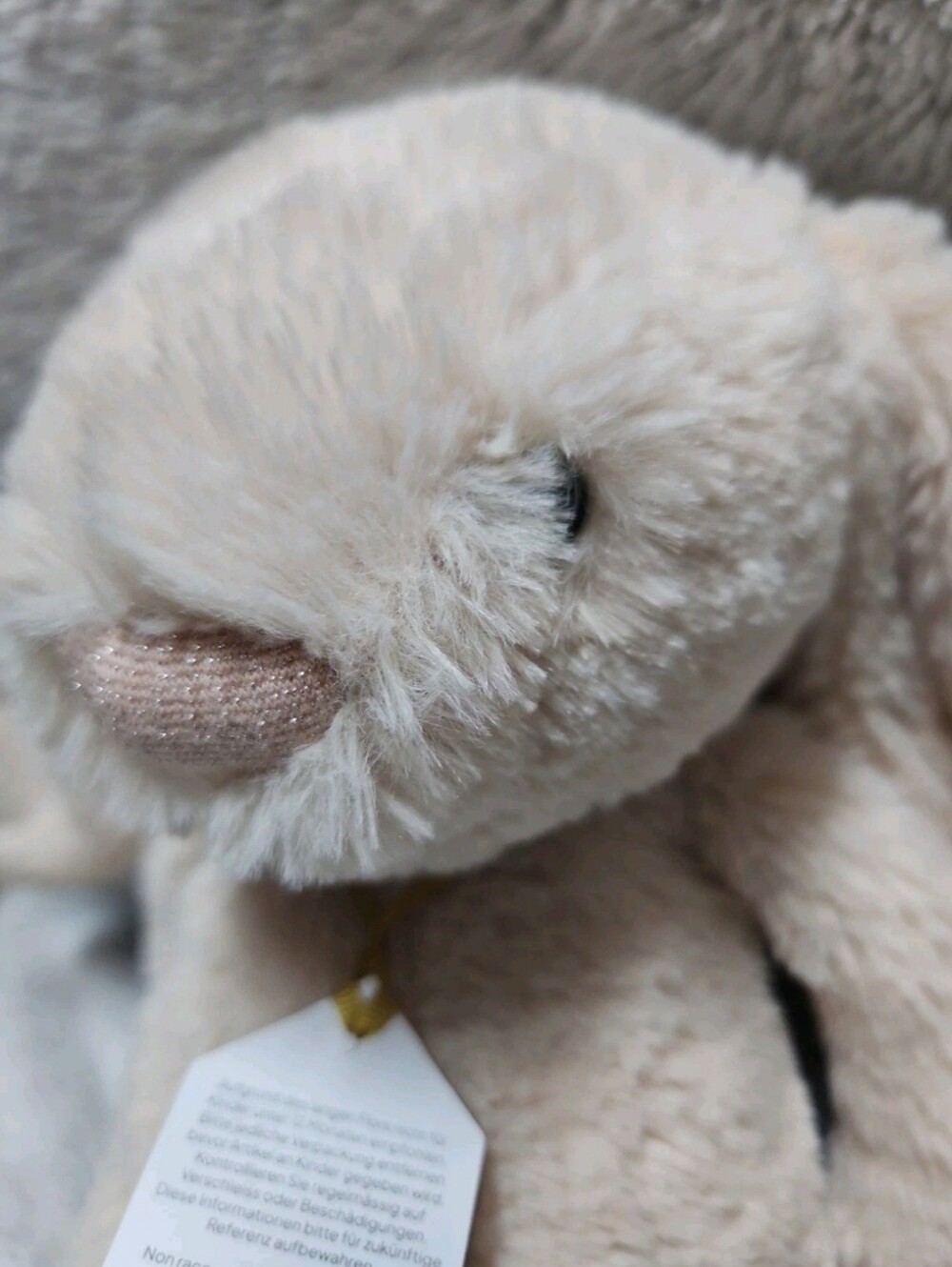 Jellycat Authentic Bashful Luxe Bunny Willow Plush Bunny – NWT – 12 Inch Soft - Picture 6 of 7